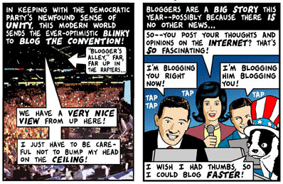 This Modern World strip on blogging the convention