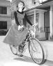 Audrey Hepburn on a bicycle